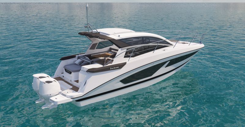 Beneteau Grand Turismo 32 & 36 (2020&ndash;) &ndash; Katto p&auml;&auml;lle, per&auml;moottoreilla tai ilman - Ensiesittely - Totalvene.fi