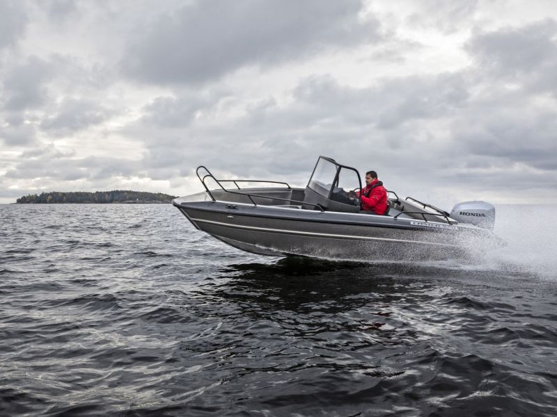 Faster 570 CC ja SC (2020&ndash;) &ndash; Tyyli&auml; t&auml;ysalumiiniveneisiin - Ensiesittely - Totalvene.fi