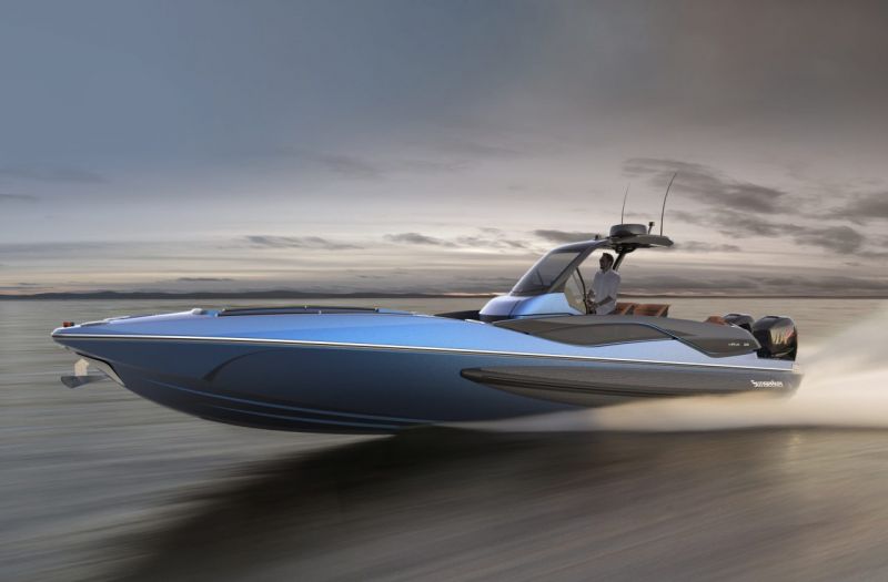 Sunseekerkin siirtyy per&auml;moottoreihin &ndash; Palaa juurilleen tuulennopealla Hawkilla - Ensiesittely - Totalvene.fi