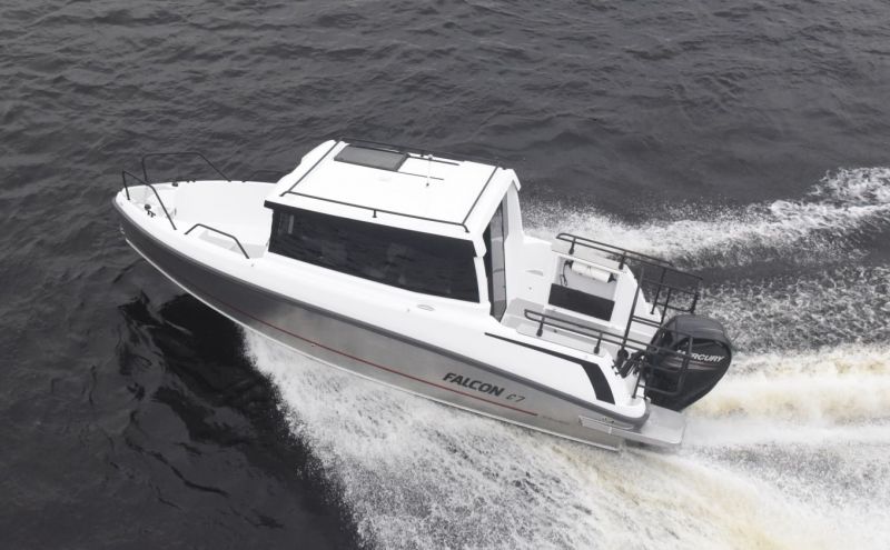 Falcon C 7 (2019&ndash;) &ndash; Alumiinirunkoinen jatko-osa - Kokeilu - Totalvene.fi