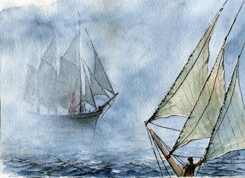 Vanadis-alus koki matkoillaan hirmumyrskyj&auml; ja raivoisan tulivuorenpurkauksen:  Tuore historiateos kurkistaa 1800-luvun valtameripurjelaivan menneisyyteen - Uutinen - Totalvene.fi