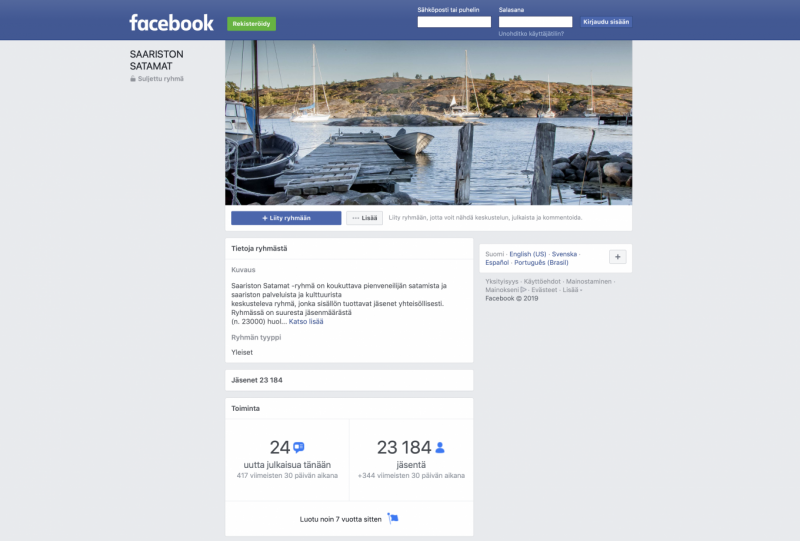 Suomen suurimman veneilyaiheisen somefoorumin yll&auml;pit&auml;j&auml; vaihtuu &ndash; Totalveneest&auml; Saariston Satamien yll&auml;pit&auml;j&auml; - Uutinen - Totalvene.fi