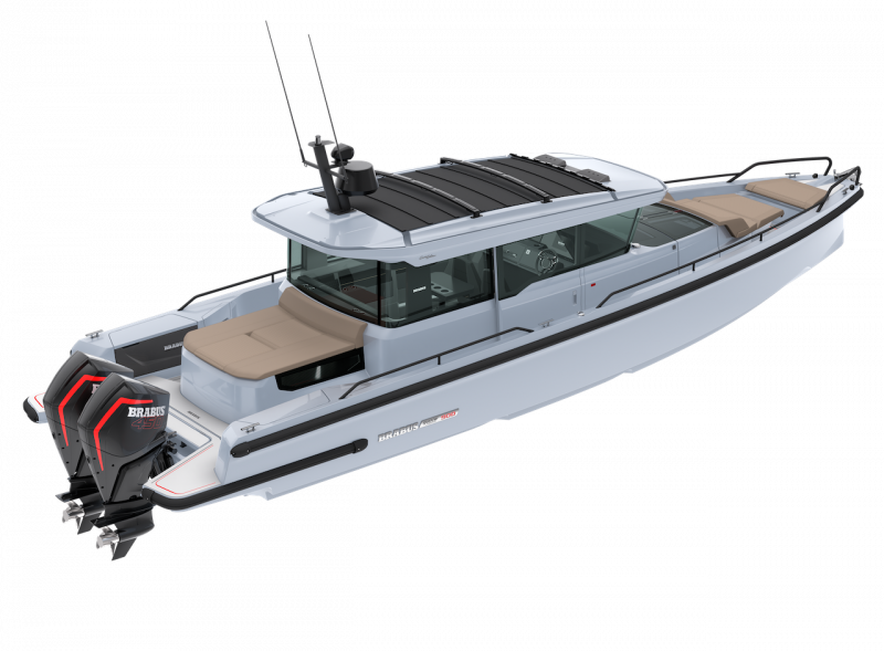 Brabus Shadow 900 Cross Cabin (2021&ndash;) &ndash; Lent&auml;v&auml; luksuskioski - Ensiesittely - Totalvene.fi