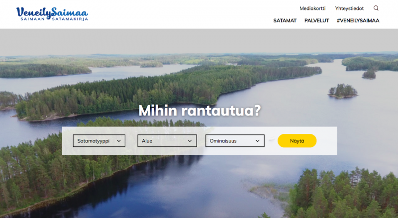 Veneilysaimaa.com uudistui &ndash; Sis&auml;lt&auml;&auml; nyt my&ouml;s vierassatamia - Satamat - Totalvene.fi