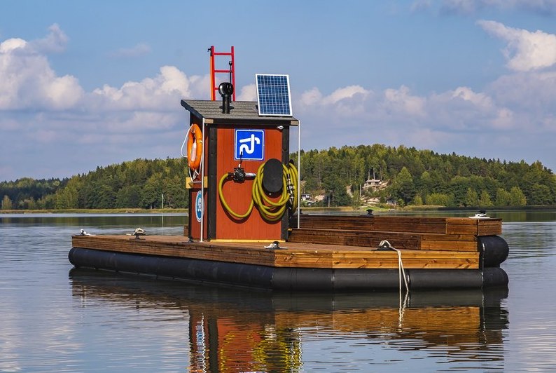 Etel&auml;-Saimaa saa uudet kelluvat imutyhjennyslaitteet: Tyhjennyspisteet perustetaan Ruuhon ja Satamon saarten tuntumaan - Uutinen - Totalvene.fi