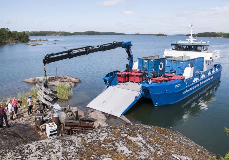 Perinteinen romunker&auml;ys Saaristomeren alueella &ndash; Kyytiin vaikka romuautoja - Uutinen - Totalvene.fi