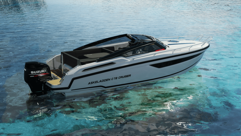 Askeladden C78 Cruiser (2022&ndash;)  &ndash; Kajuutta kahdelle - Ensiesittely - Totalvene.fi