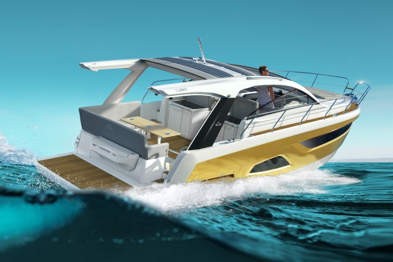 Sealine S390 (2022&ndash;) &ndash; Sporttisesti avoin - Ensiesittely - Totalvene.fi