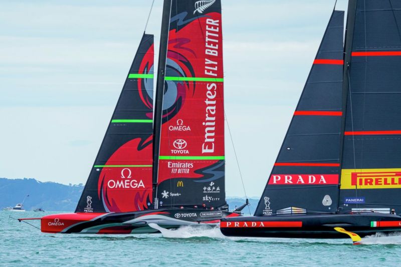 36th America&rsquo;s Cup, p&auml;iv&auml; 1 &ndash; Hallitseva mestari ja haastaja iskiv&auml;t yhteen ensimm&auml;ist&auml; kertaa  - Uutinen - Totalvene.fi