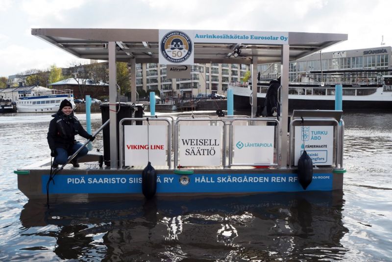 PSS ry:n roskienkeruuvene kes&auml;kiertueella &ndash; Roska-Roope n&auml;hd&auml;&auml;n taas tapahtumissa eri puolella Suomea - Uutinen - Totalvene.fi