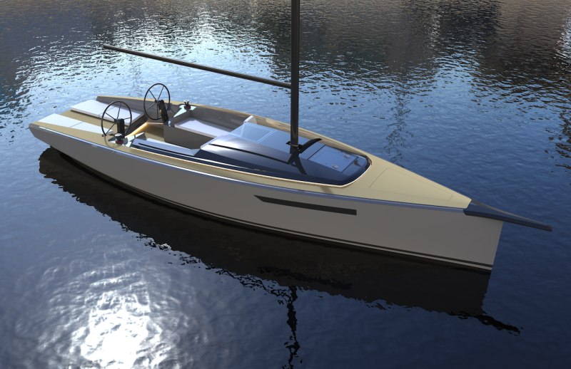 Domani S32 Lounge (2022&ndash;) &ndash; Vikkel&auml;sti kulkeva vesiterassi - Ensiesittely - Totalvene.fi