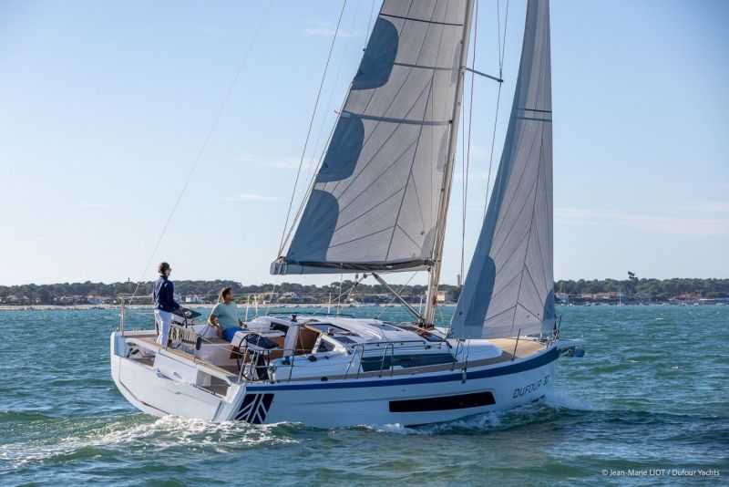 Dufour 37 (2023&ndash;) &ndash; Kompakti kokonaisuus - Ensiesittely - Totalvene.fi