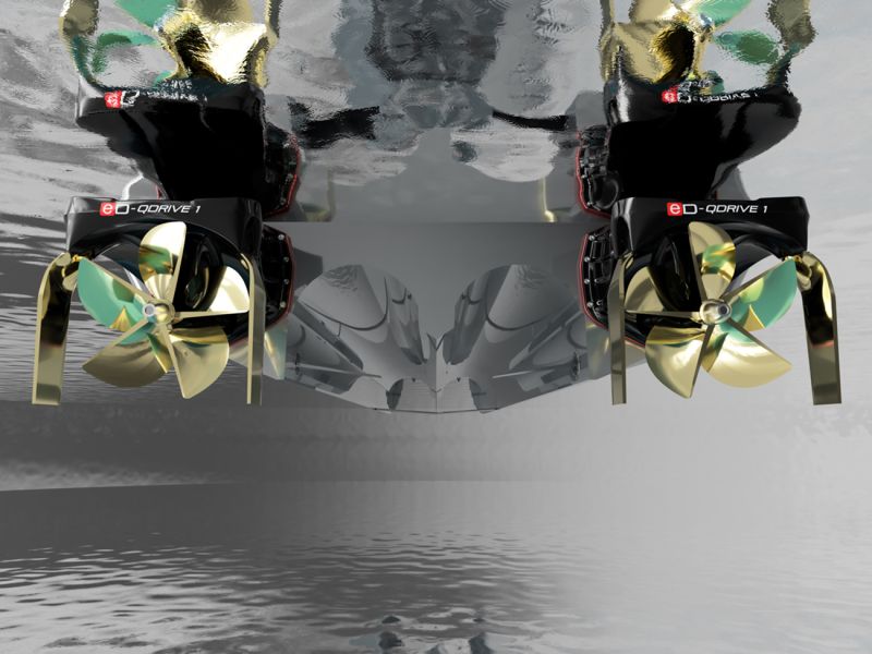 eD-QDrive (2023&ndash;) &ndash; Liukuvien veneiden s&auml;hk&ouml;propulsio pintavetolaitteella - Ensiesittely - Totalvene.fi