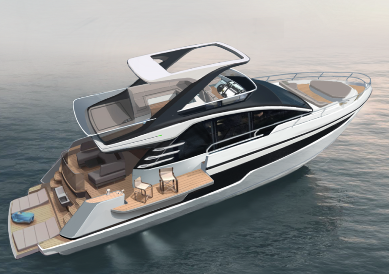 Fairline Squadron 58 (2023&ndash;) &ndash; Muodon muutos  - Ensiesittely - Totalvene.fi