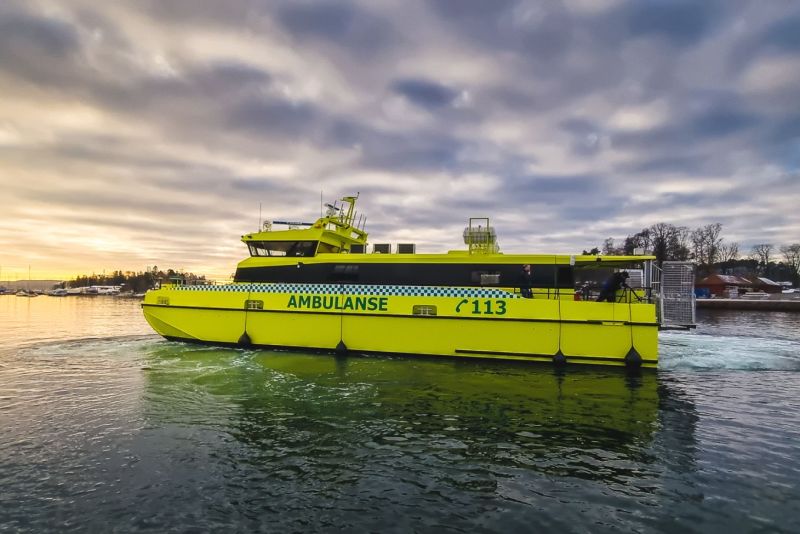 Kewatec Ambulance 2200 (2022&ndash;) &ndash; Kewatec toimitti hulppean ambulanssiveneen Norjaan - Uutinen - Totalvene.fi