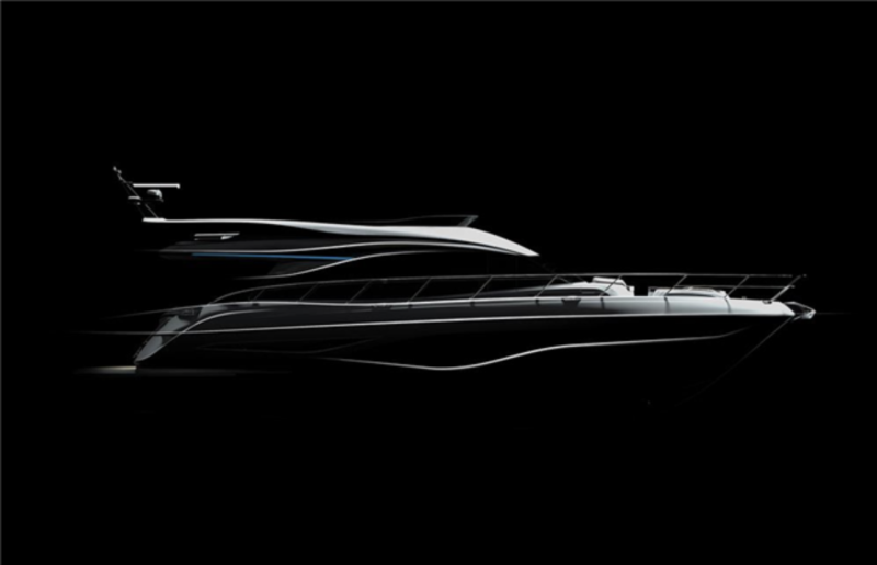 Princessin F-sarjalle uusi lippulaiva &ndash; Tiiserikuva vihjaa tulevasta uutuudesta - Uutinen - Totalvene.fi