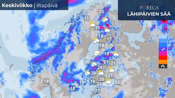 S&auml;&auml;ss&auml; t&auml;ysk&auml;&auml;nn&ouml;s - Luvassa viile&auml;mp&auml;&auml;, sadekuuroja ja paikoin kovia tuulenpuuskia - Uutinen - Totalvene.fi