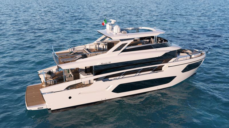 Absolute Navetta 75 (2023&ndash;) &ndash; Animaatiovaihe - Video - Totalvene.fi