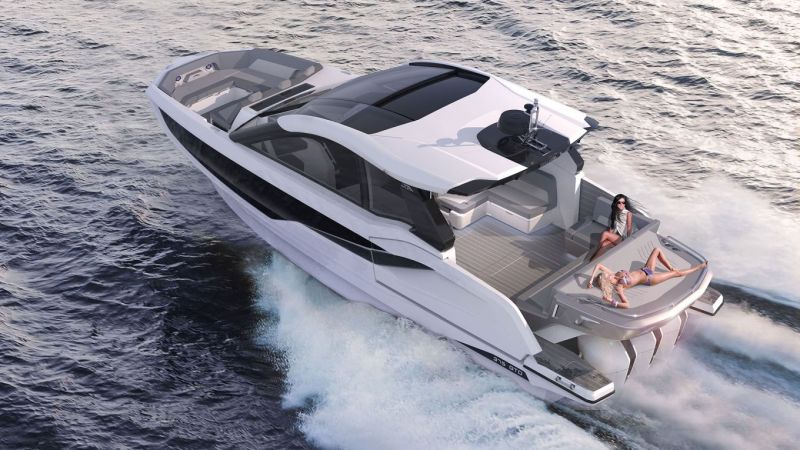 Galeon 375 GTO (2023&ndash;) &ndash; P&auml;iv&auml;jahtisarjan kuopus - Video - Totalvene.fi