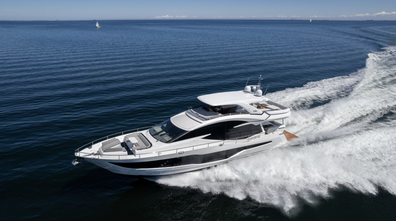 Galeon 800 Fly (2023&ndash;) &ndash; Lippulaiva varman p&auml;&auml;lle - Video - Totalvene.fi