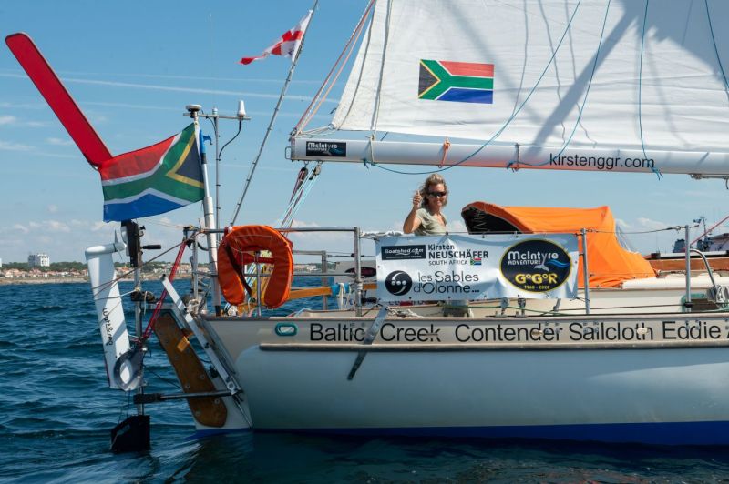 Kirsten Neusch&auml;fer teki kilpapurjehduksen historiaa &ndash; Tapio Lehtisen pelastanut Neusch&auml;fer voitti ensimm&auml;isen&auml; naisena maailmanymp&auml;ripurjehduskilpailun - Uutinen - Totalvene.fi