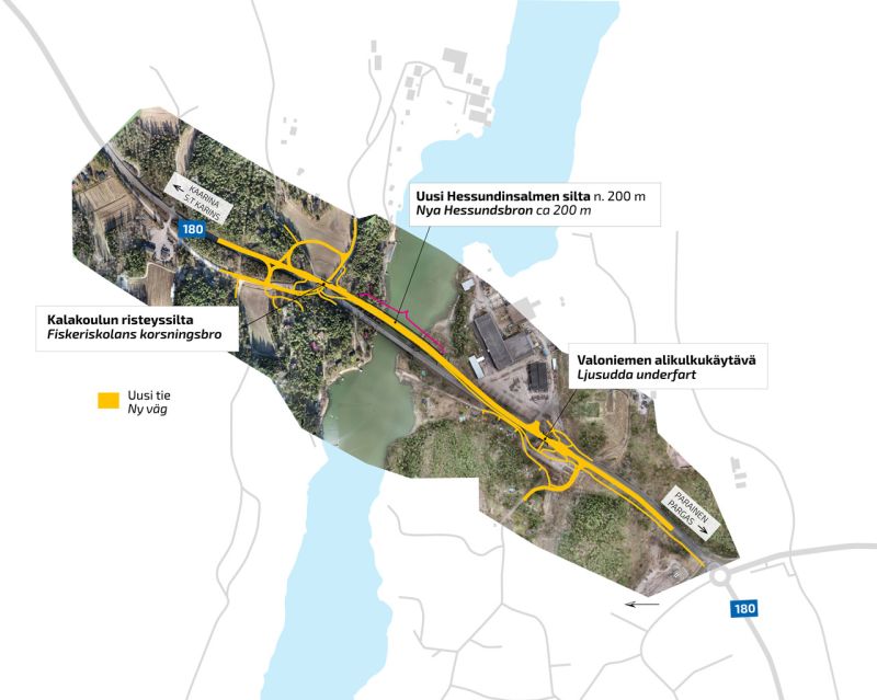 Kirjalansalmen ja Hessundinsalmen siltojen uusiminen  &ndash; Vesiv&auml;yl&auml; Hessundinsalmen sillan ty&ouml;maan kohdalla avataan taas maaliskuun lopussa - Uutinen - Totalvene.fi