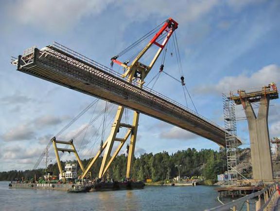 Veneily Kruunuvuorensel&auml;ll&auml; kokee ison muutoksen hein&auml;kuussa &ndash; Rakenteilla olevan sillan tilap&auml;inen alikulkukorkeus on 18 metri&auml; - Uutinen - Totalvene.fi