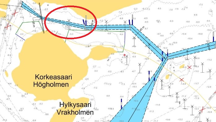 Vesiliikenteen katko Helsingin keskustassa &ndash; Mustikkamaansalmen venev&auml;yl&auml; poikki p&auml;iv&auml;saikaan huhtikuussa - Uutinen - Totalvene.fi