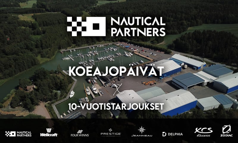 Koeajop&auml;iv&auml;t Nautical Partnersilla &ndash; Koeajettavana Wellcraftin, Jeanneaun ja Zodiacin malleja - Uutinen - Totalvene.fi