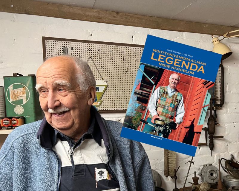 Per&auml;moottoriprofessorin tilinteko &ndash; Nisse H&auml;ggblomista kertova uutuuskirja pureutuu Suomen veneteollisuuden historiaan - Uutinen - Totalvene.fi