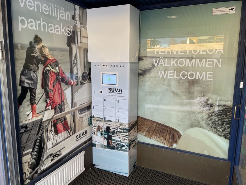 Suomen Venehuolto on avannut noutoautomaattipalvelun &ndash; Joustavampaa ja laadukkaampaa palvelua - Uutinen - Totalvene.fi