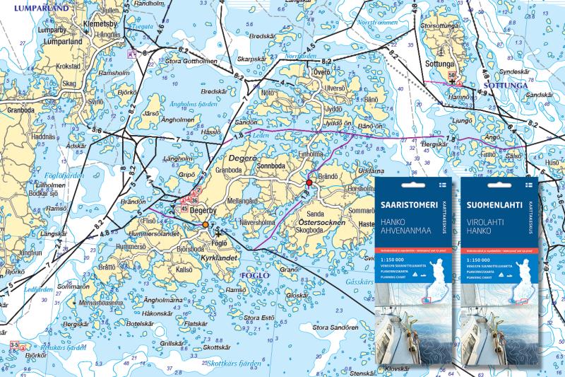 Uusia karttoja veneilyloman suunnitteluun &ndash; V&auml;yl&auml;st&ouml;t, sopivat etapit, pys&auml;hdyspaikat ja satamat - Uutinen - Totalvene.fi
