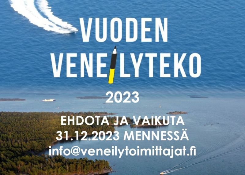 Vuoden Veneilyteko 2023 &ndash; Ehdota ja voita matka Tukholman venemessuille - Uutinen - Totalvene.fi