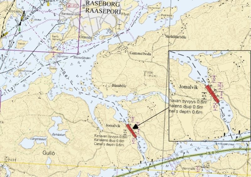 Jomalvikin kanavassa saattaa olla veneit&auml; vaurioittavia madaltumia &ndash; Kanava suljetaan v&auml;liaikaisestii - Uutinen - Totalvene.fi