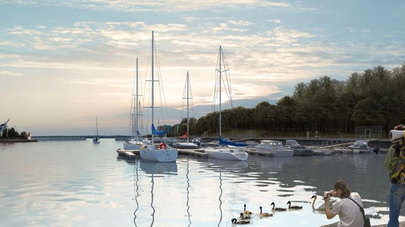 Venepaikkoja, huoltorakennus ja latauspisteit&auml; &ndash; Tampereen keskustaan suunnitellaan uutta satamaa - Uutinen - Totalvene.fi