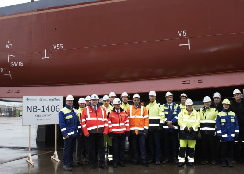 Rajavartiolaitoksen uuden vartiolaivan k&ouml;li laskettiin perinteisin menoin &ndash; Laiva valmistuu vuoden 2025 lopussa - Uutinen - Totalvene.fi