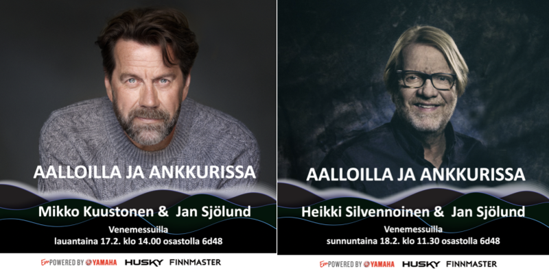 Vene 24 B&aring;t: Aalloilla ja ankkurissa &ndash; Mikko Kuustonen ja Heikki Silvennoinen viikonloppuna venemessuilla - Uutinen - Totalvene.fi