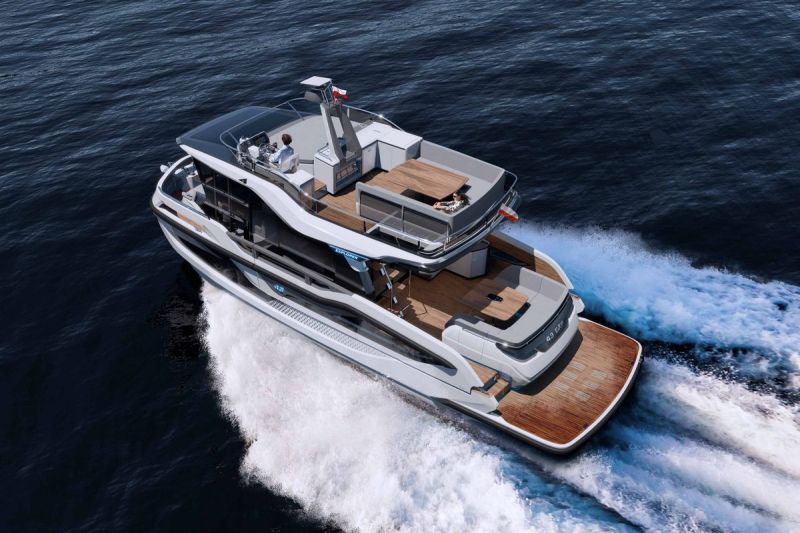 Galeon 430 Explorer (2026&ndash;) &ndash; Pieni j&auml;ttijahti - Ensiesittely - Totalvene.fi