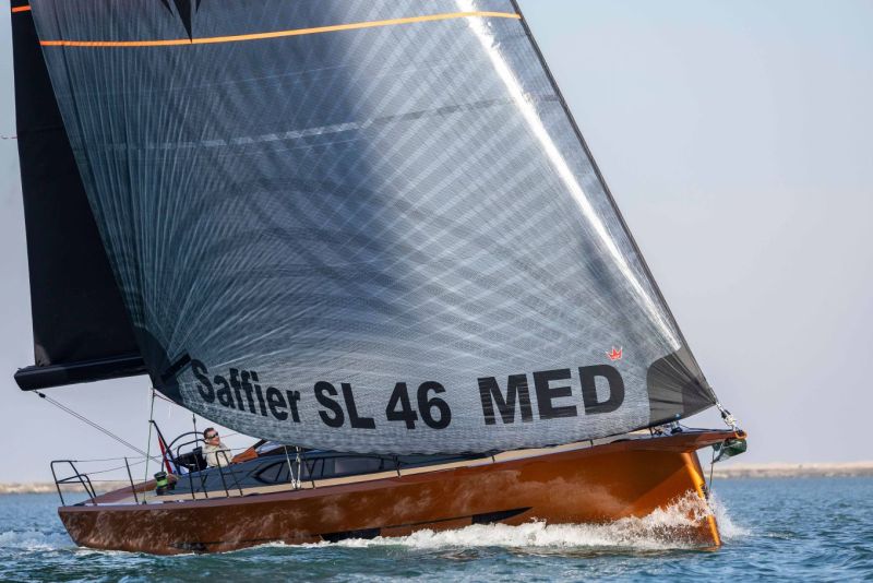 Saffier SL46 Med (2025-) &ndash; P&auml;iv&auml;purjehdusta matkan&auml;lk&auml;&auml;n - Ensiesittely - Totalvene.fi