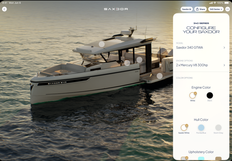 Saxdor tuo teko&auml;lyn veneilyyn  &ndash; AI-kumppani Yhdysvaltain ensiesittelyss&auml; - Uutinen - Totalvene.fi