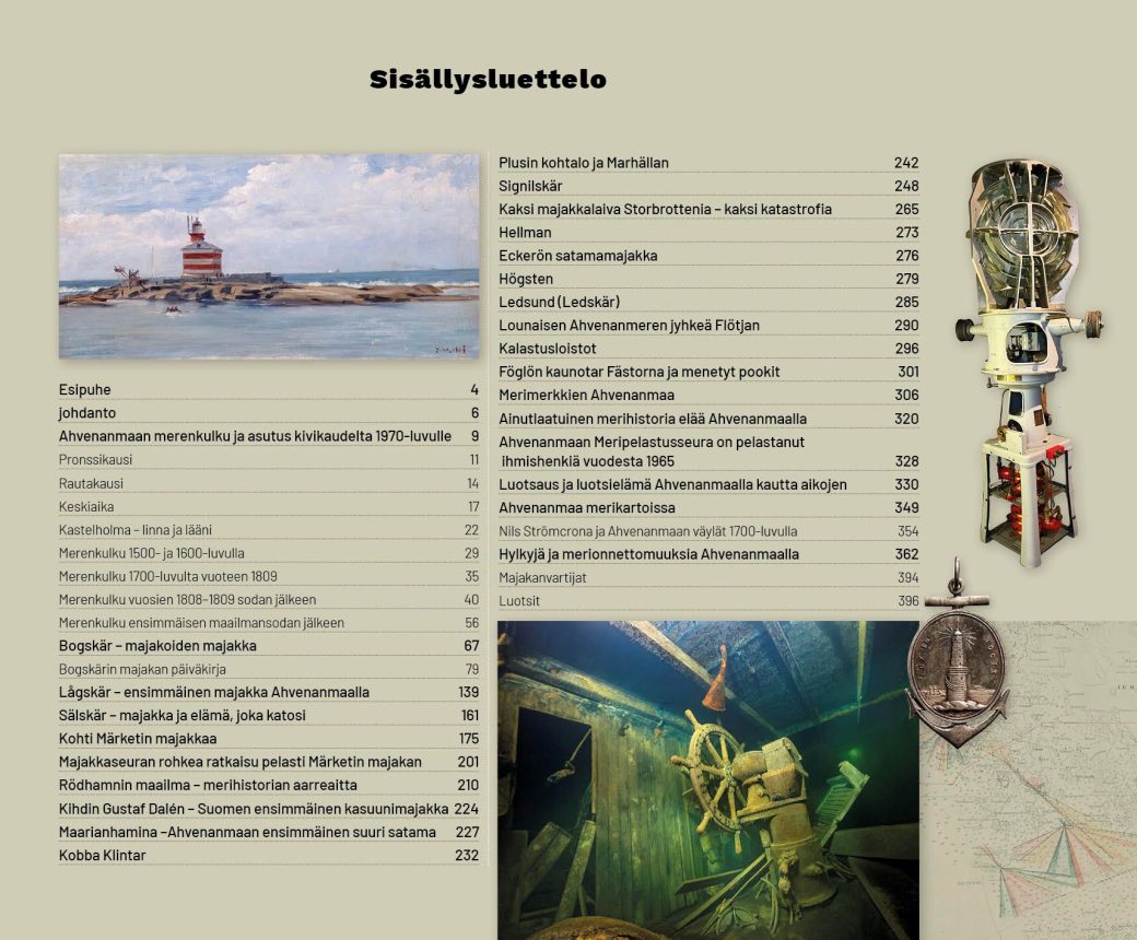 ahvenanmaa sisallysluettelo fi