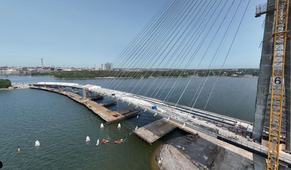 Kruunuvuorensillan maalausty&ouml;t  &ndash; Veneily&auml; rajoitetaan Kruunuvuorensillan veneaukossa 30.6.&ndash;15.7.2025 - Uutinen - Totalvene.fi