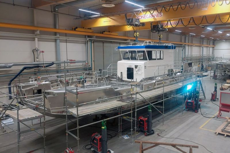 Pid&auml; Saaristo Siistin&auml; ry uudistaa kalustoaan &ndash; Uusi ymp&auml;rist&ouml;nhuoltoalus rakentuu Kokkolassa - Uutinen - Totalvene.fi