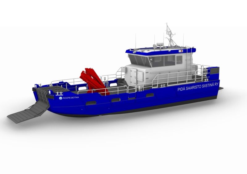 Edistyksellisin ymp&auml;rist&ouml;huoltoalus on nyt tilattu Pohjalahdelle  &ndash; &rdquo;Rahoituksesta puuttuu viel&auml; noin puoli miljoonaa euroa&rdquo; - Uutinen - Totalvene.fi