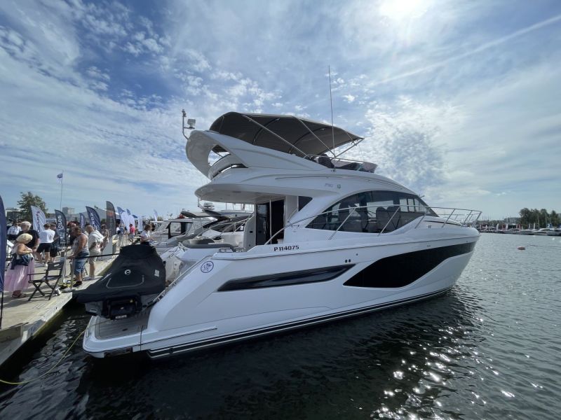 Uiva 2025: Princess F50 &ndash; Varman p&auml;&auml;lle hovikelpoinen  - Video - Totalvene.fi