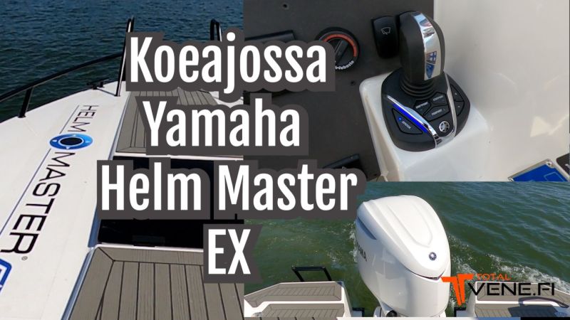 Yamaha Helm Master EX (2024&ndash;) &ndash; Yhden moottorin sauvaohjaus - Video - Totalvene.fi