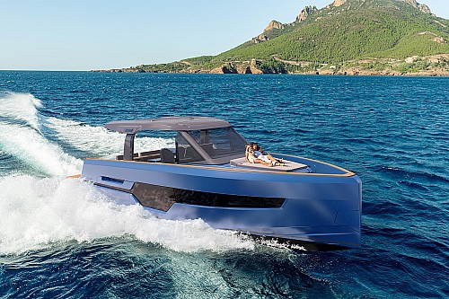 Fjord 440 Open (2027&ndash;) &ndash; Taattua designia - Ensiesittely - Totalvene.fi