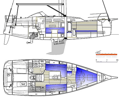 Hallberg-Rassy 340 Edition 2 (2027&ndash;) &ndash; Yhden hytin pikku-Rassy - Ensiesittely - Totalvene.fi