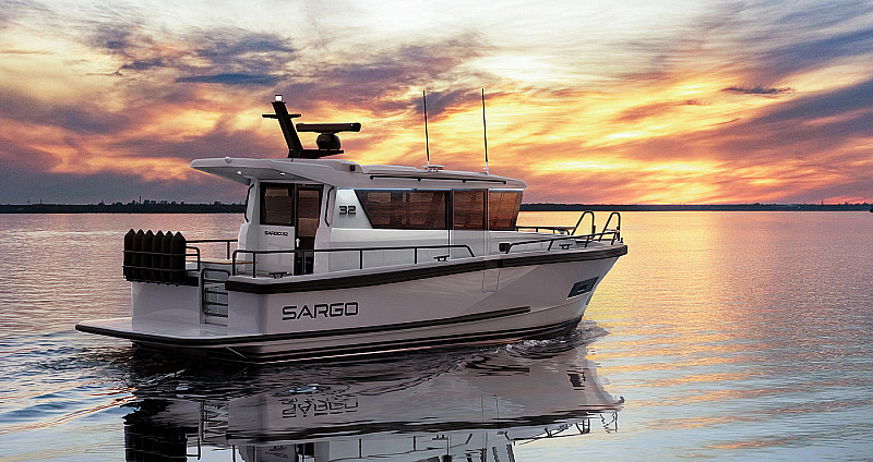 Sargo 32 (2027&ndash;) &ndash; Lippulaivan linjoilla - Ensiesittely - Totalvene.fi