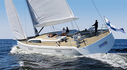 Swan 80 (2027&ndash;) &ndash; Cannesin n&auml;yttelyn juhlavieras - Ensiesittely - Totalvene.fi